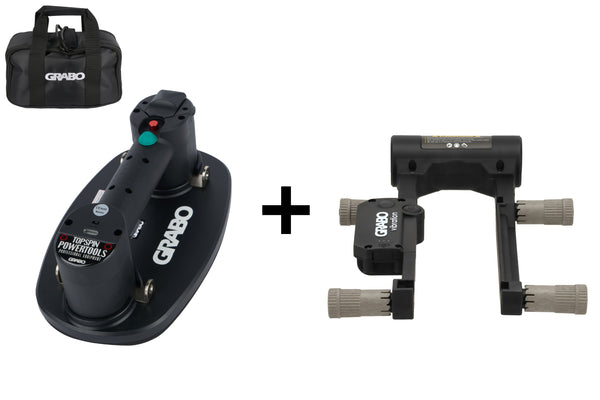 GRABO Plus vacuümheffer met GRABO Tile Vibration Tool tegeltriller en tas