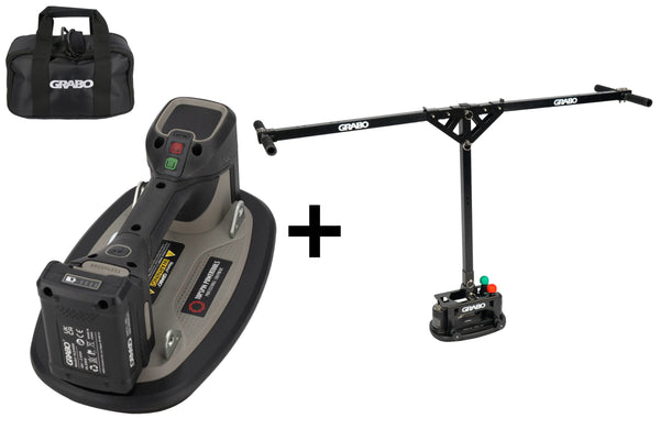 Grabo Pro Brushless in Tas – Complete set + Grabo Erguo T-Lift