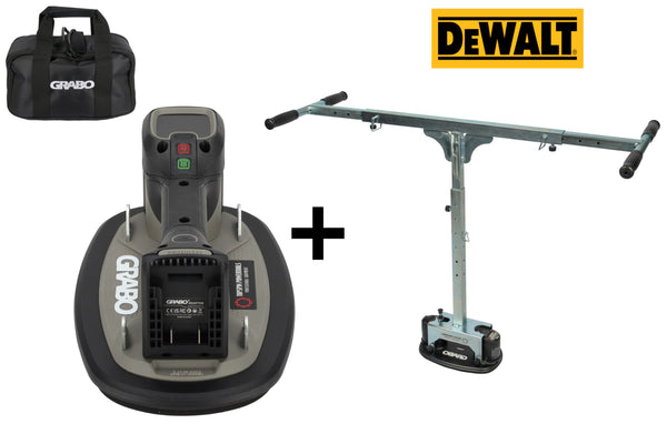 Grabo Pro Brushless in Tas - met DeWalt 18V Accu aansluiting + T-Lift 120