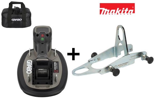 Grabo Pro Brushless in Tas - met Makita 18V Accu aansluiting + Hefoog V-120