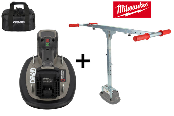 GRABO Pro Brushless Milwaukee met GRABO T-Lift 120