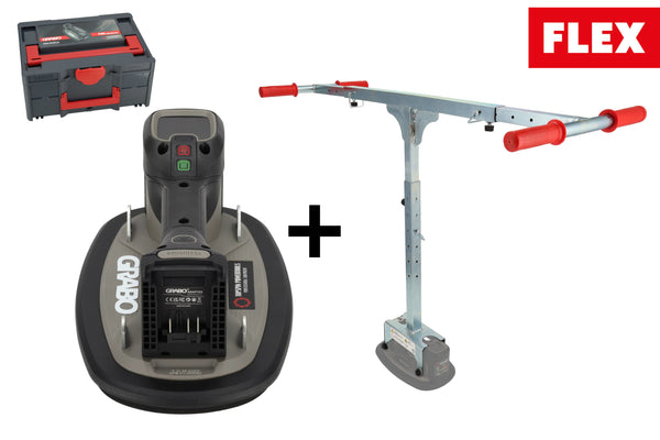 GRABO Pro Brushless FLEX in koffer met GRABO T-Lift 120