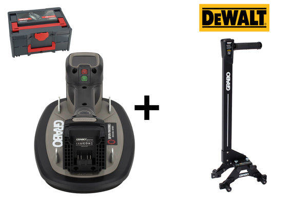 GRABO Pro Brushless vacuümheffer met Bosch 18V accu-adapter, Erguo S2 en koffer
