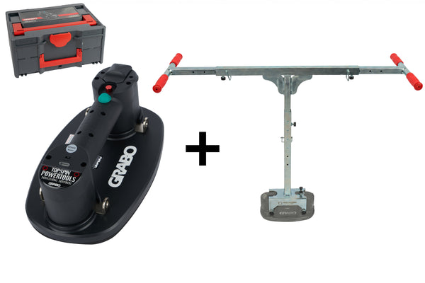 GRABO Plus vacuümheffer met T-Lift 120 en transportkoffer