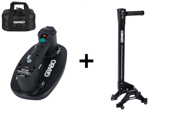 GRABO Plus vacuümheffer met GRABO Erguo S2 ergonomische verlengarm en transporttas