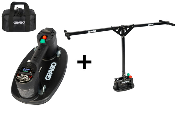 Grabo Pro in Tas + Grabo Erguo T-Lift