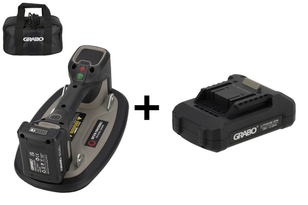 Grabo Pro Brushless in Tas – Complete set + Extra Accu
