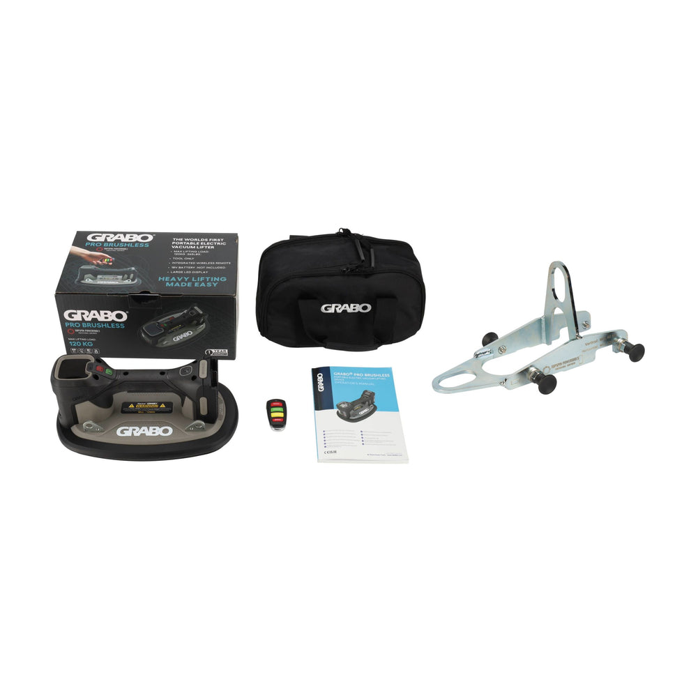 Grabo Pro Brushless in Tas - met Makita 18V Accu aansluiting + Hefoog V-120