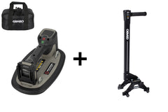 GRABO Pro Brushless vacuümheffer in tas met GRABO Erguo S2 ergonomische verlengarm