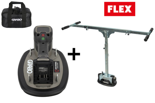 Grabo Pro Brushless in Tas - met Flex 18V Accu aansluiting + T-Lift 120