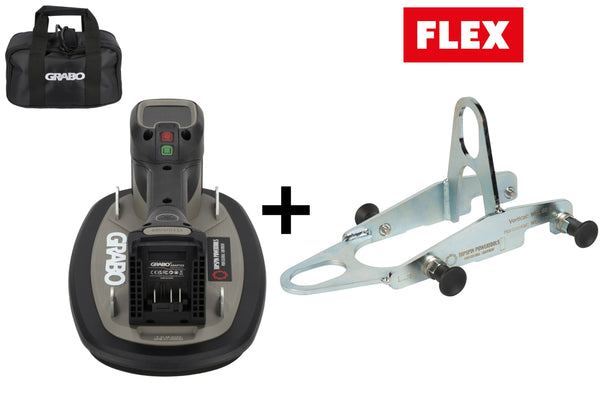 Grabo Pro Brushless in Tas - met Flex 18V Accu aansluiting + Hefoog V-120