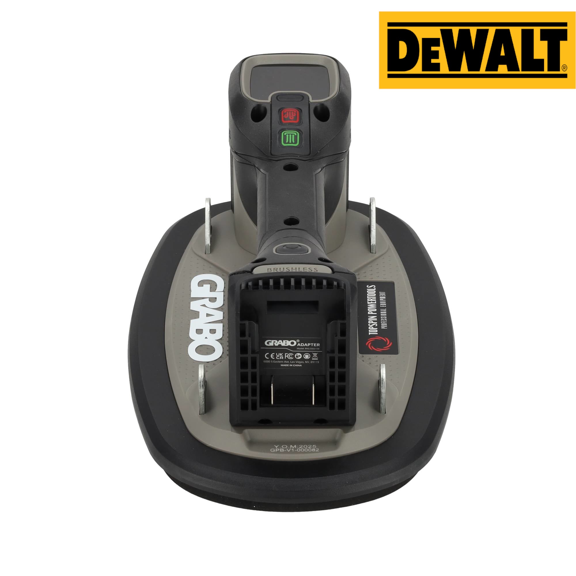 Grabo Pro Brushless Adapter voor DeWalt Accu 18V