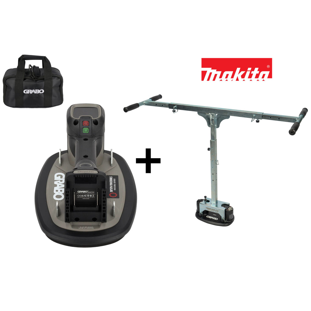 Grabo Pro Brushless in Tas - met Makita 18V Accu aansluiting + T-Lift 120