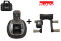 GRABO Pro Brushless met Makita 18V accu-adapter en GRABO Tile Vibration Tool tegeltriller