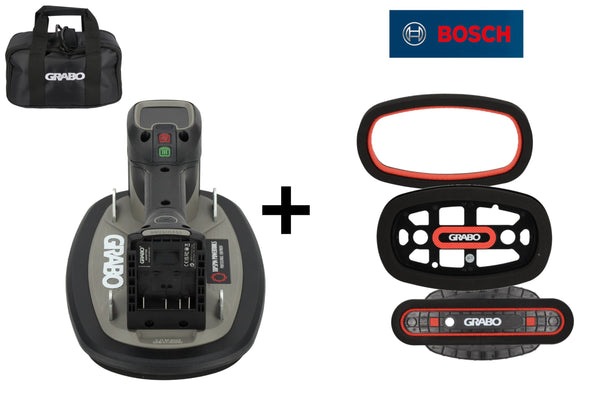 Grabo Pro Brushless in Tas - met Bosch 18V Accu aansluiting + Grabo Seal Deal
