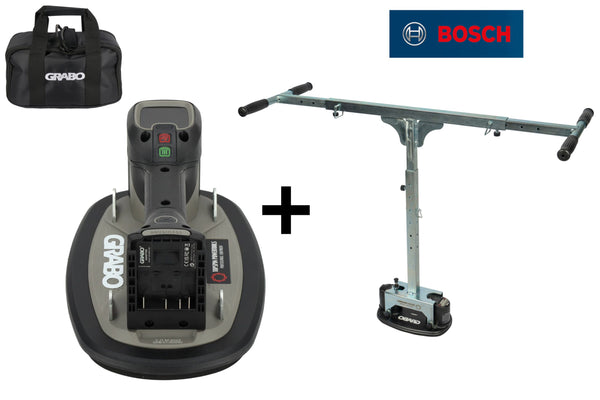 Grabo Pro Brushless in Tas - met Bosch 18V Accu aansluiting + T-Lift 120