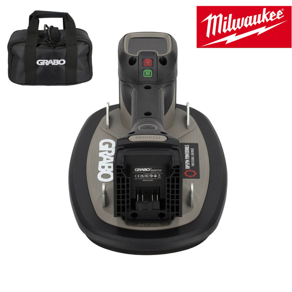 Grabo Pro Brushless in Tas - met Milwaukee 18V Accu aansluiting