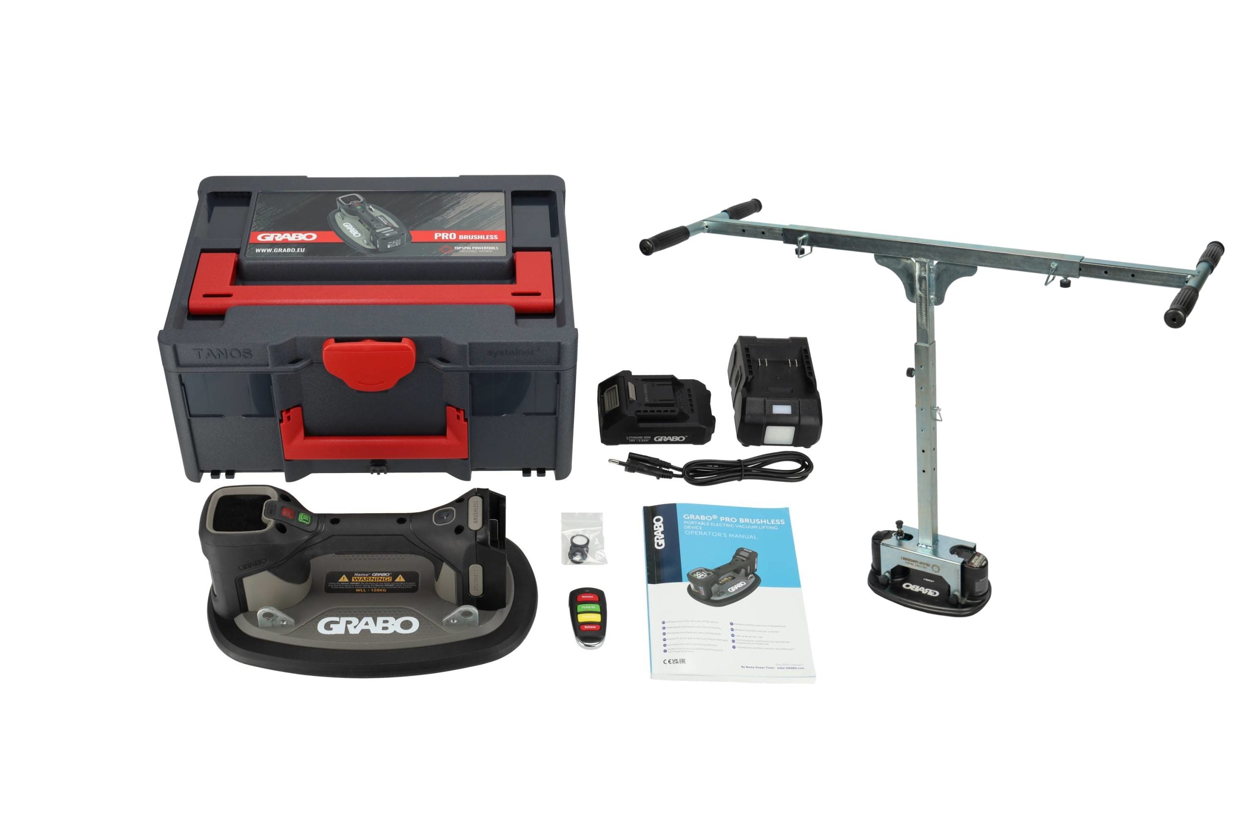 Grabo Pro Brushless in Koffer – Complete set + T-Lift 120
