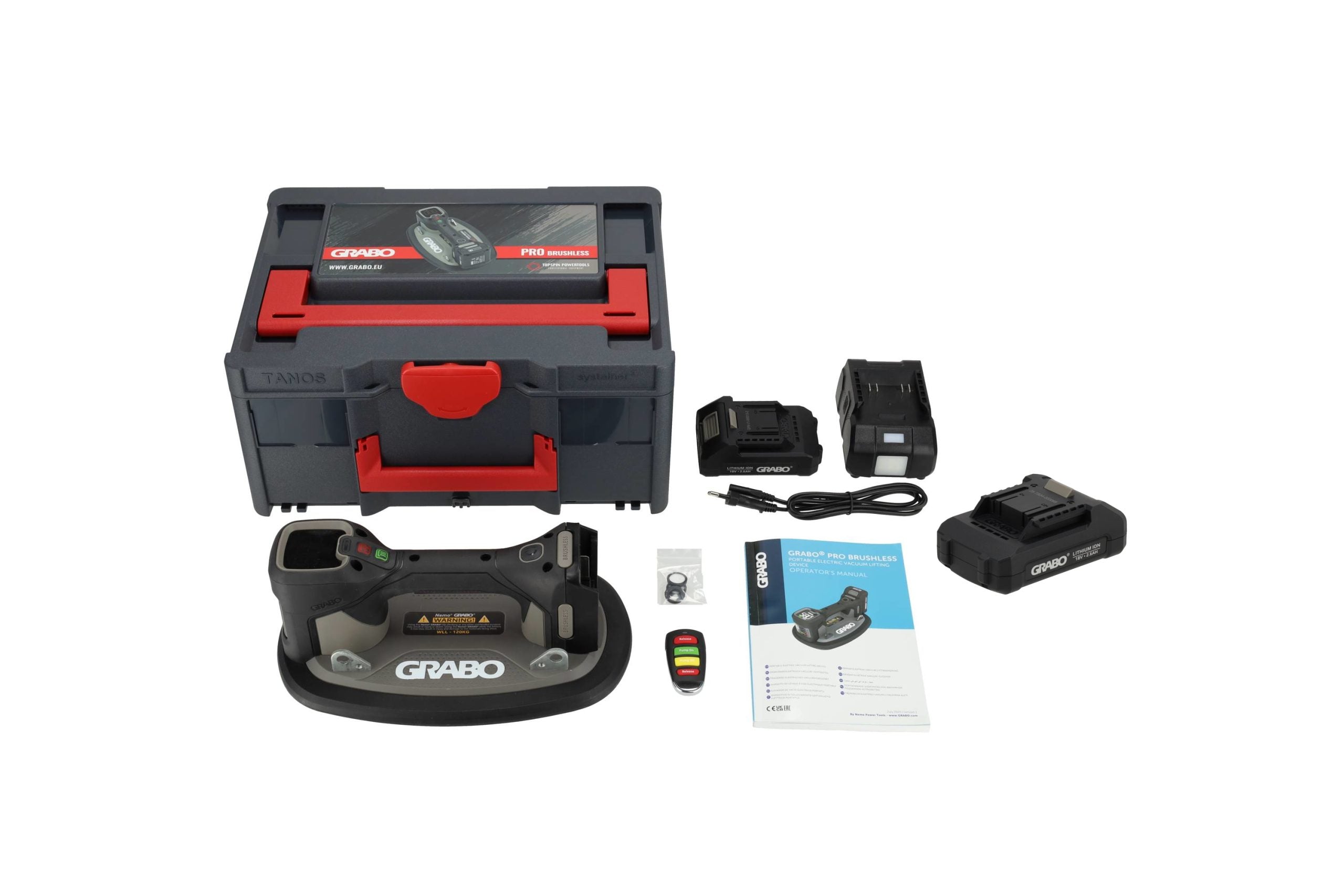 Grabo Pro Brushless in Koffer – Complete set + Extra Accu