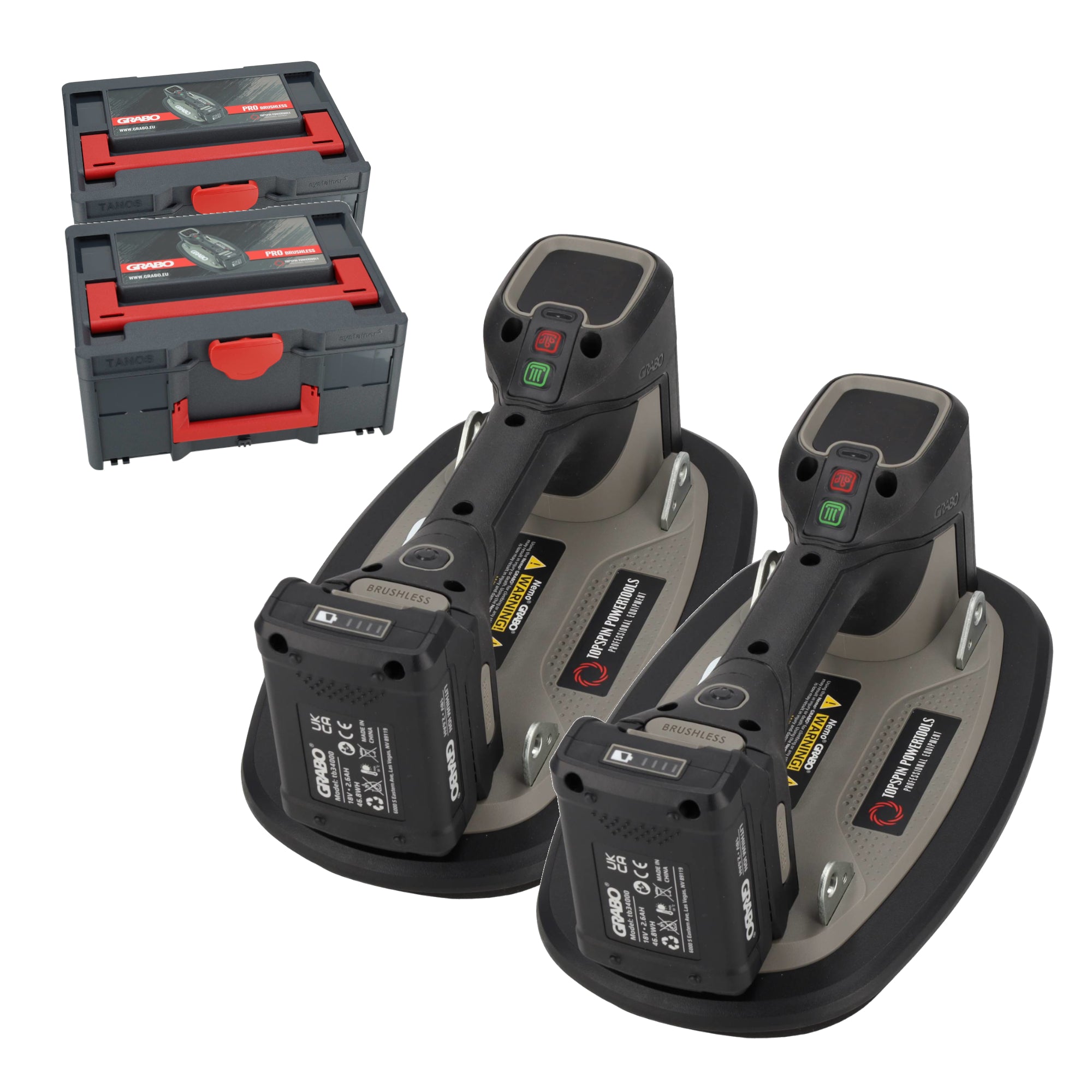 Grabo Pro Brushless in Koffer – Complete set - 2 sets