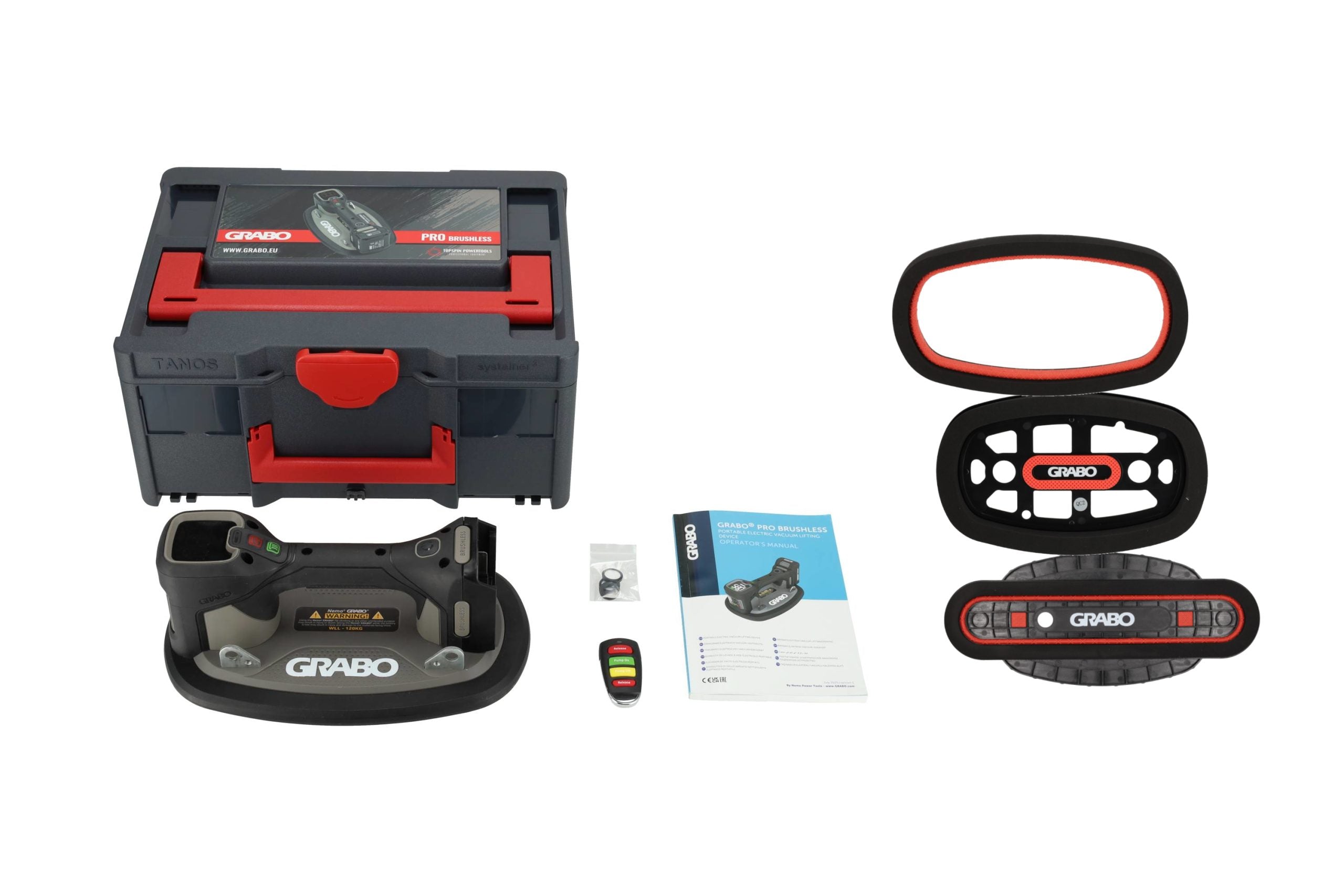 Grabo Pro Brushless Seal Deal set in koffer