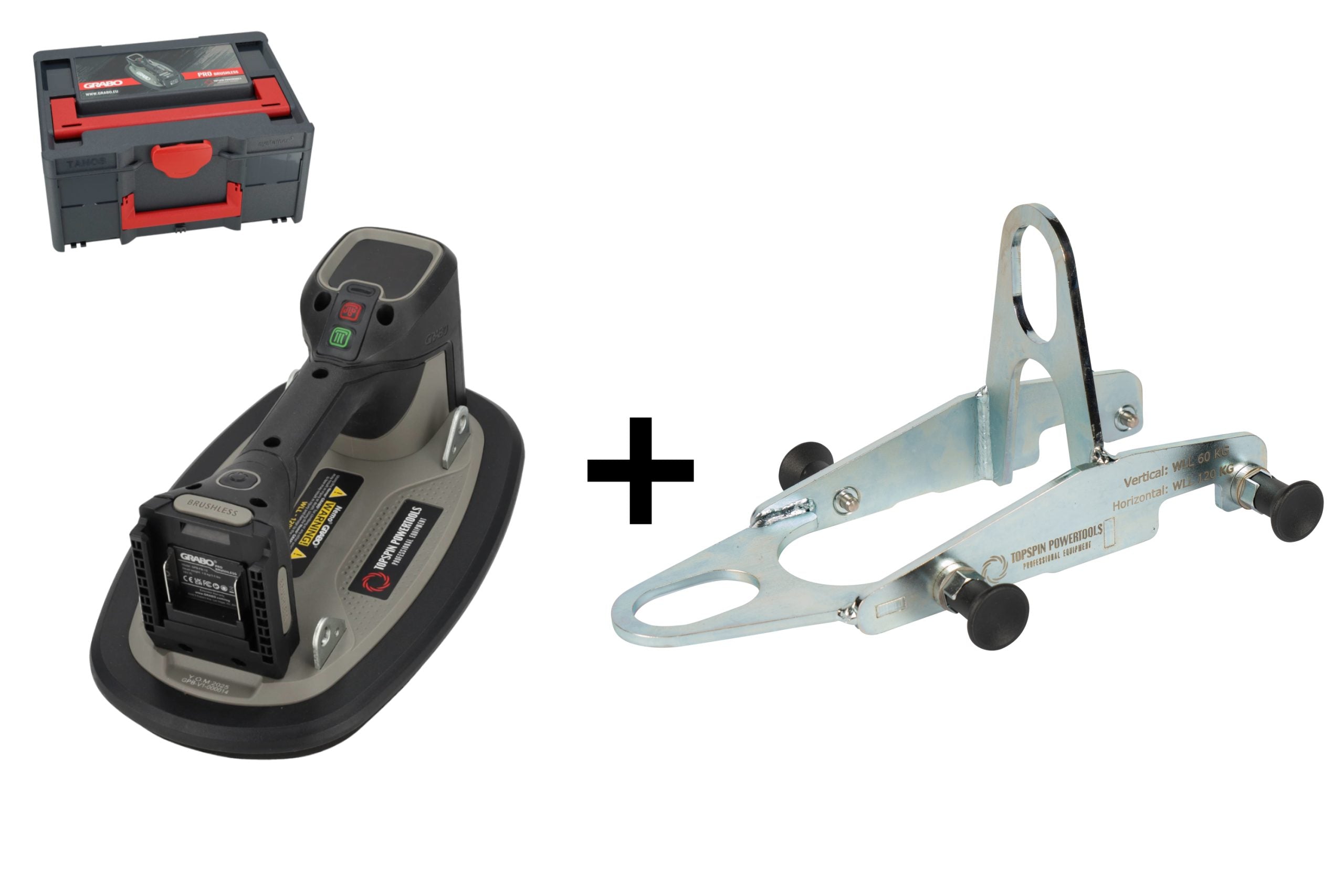 Grabo Pro Brushless in Koffer – Tool Only set + Hefoog V-120