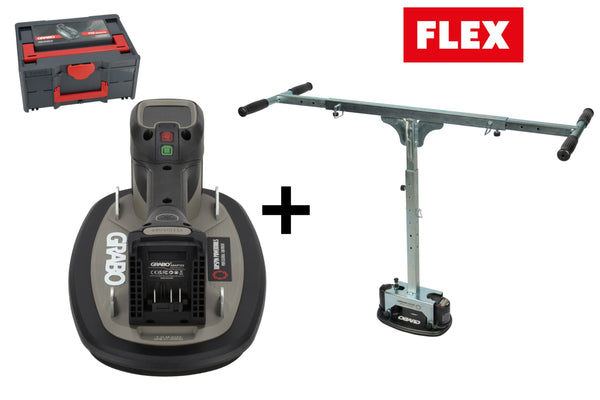 Grabo Pro Brushless in Koffer - met Flex 18V Accu aansluiting + T-Lift 120