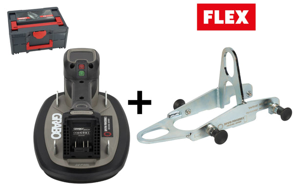 Grabo Pro Brushless in Koffer - met Flex 18V Accu aansluiting + Hefoog V-120