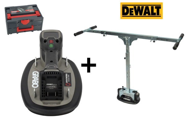 Grabo Pro Brushless in Koffer - met DeWalt 18V Accu aansluiting + T-Lift 120