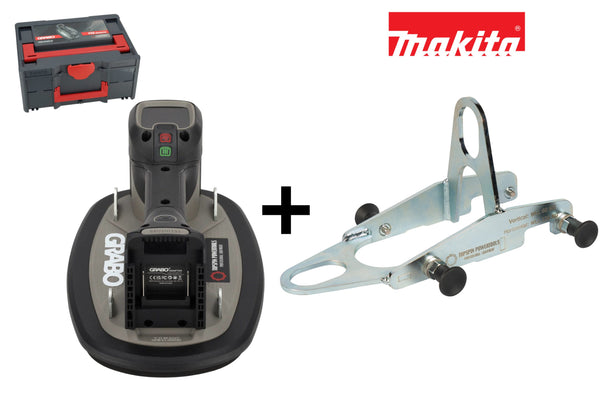 Grabo Pro Brushless in Koffer - met Milwaukee 18V Accu aansluiting + Hefoog V-120