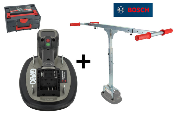 GRABO Pro Brushless vacuümheffer in Koffer - met Bosch 18V Accu aansluiting + GRABO T-Lift 120