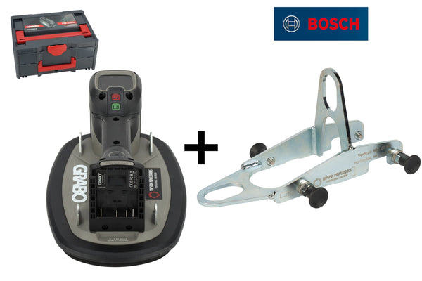 Grabo Pro Brushless in Koffer - met Bosch 18V Accu aansluiting + Hefoog V-120