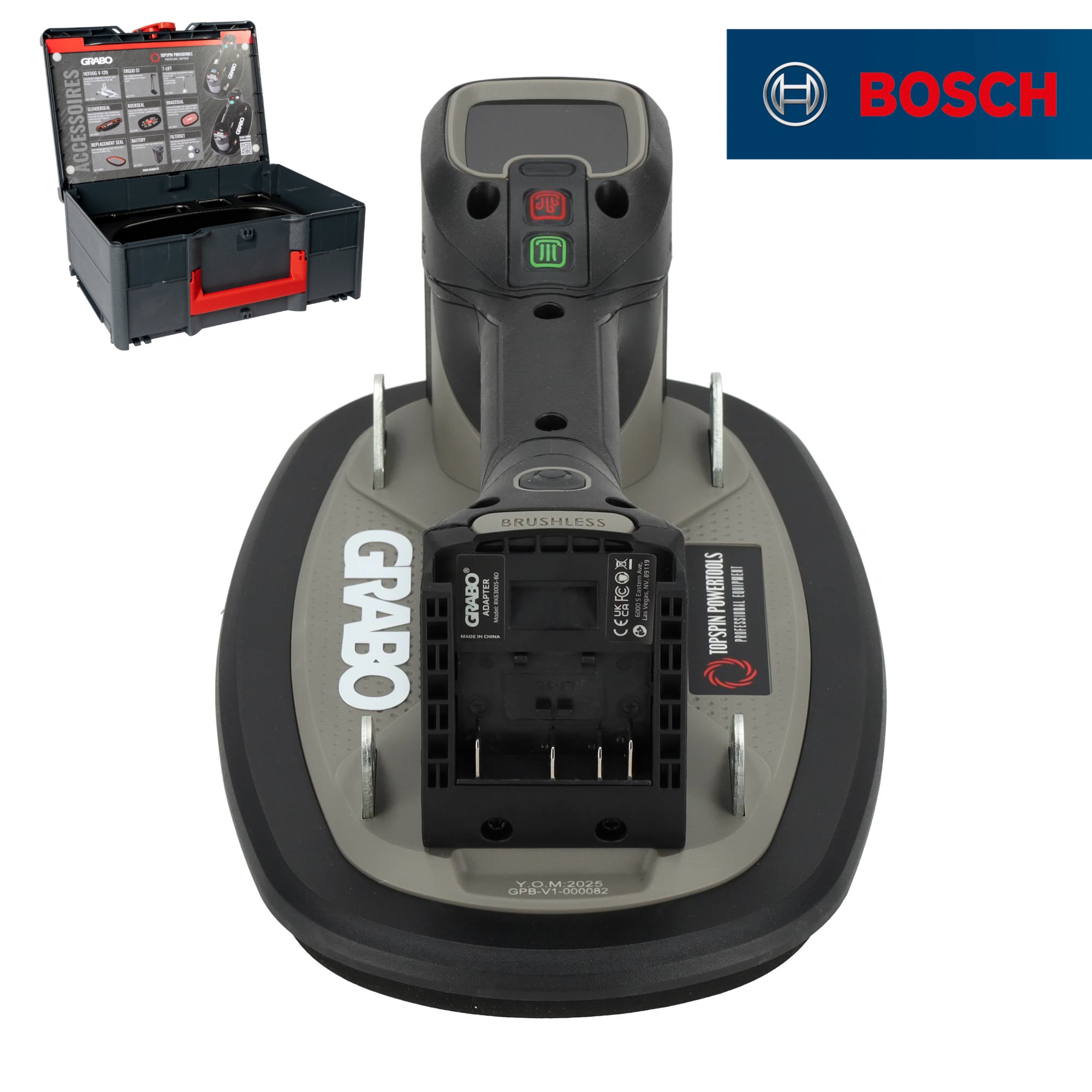 Grabo Pro Brushless in Koffer - met Bosch 18V Accu aansluiting