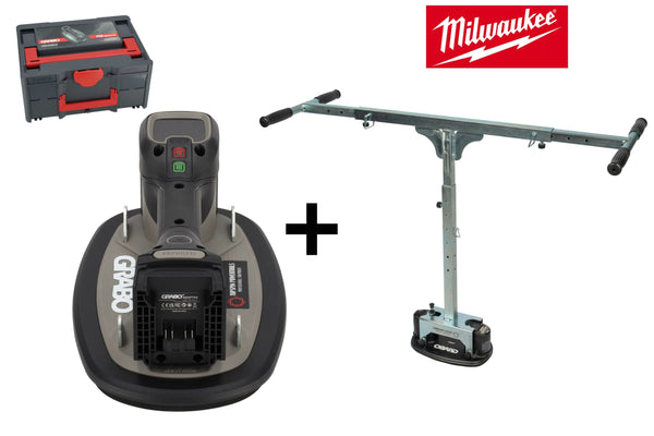 Grabo Pro Brushless in Koffer - met Milwaukee 18V Accu aansluiting + T-Lift 120