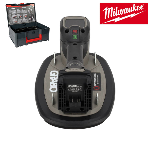 Grabo Pro Brushless in Koffer - met Milwaukee 18V Accu aansluiting