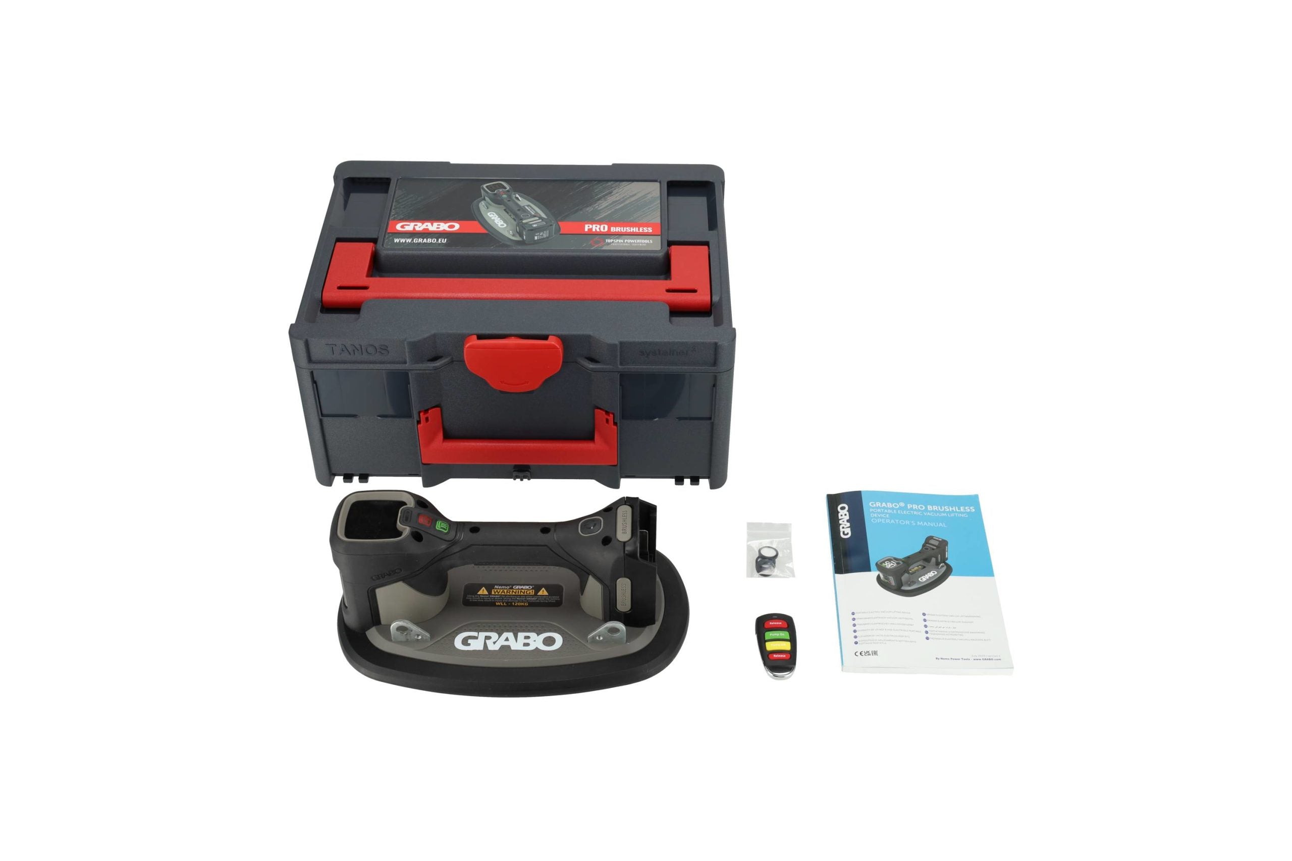 Grabo Pro Brushless in Koffer - met Flex 18V Accu aansluiting - 2 sets
