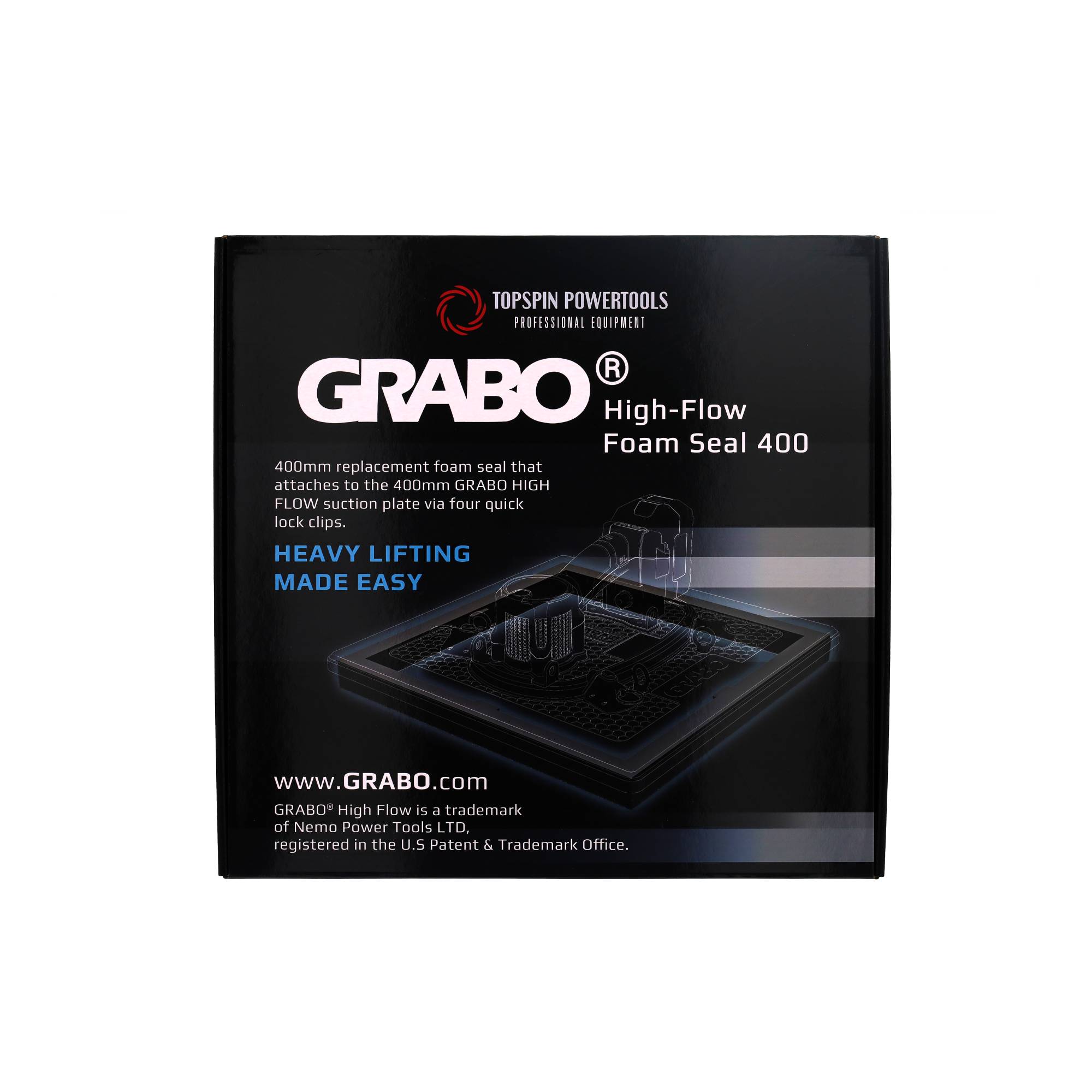 Grabo High Flow - SMART-afdichtingsring voor 400x400 mm aanzuigblad