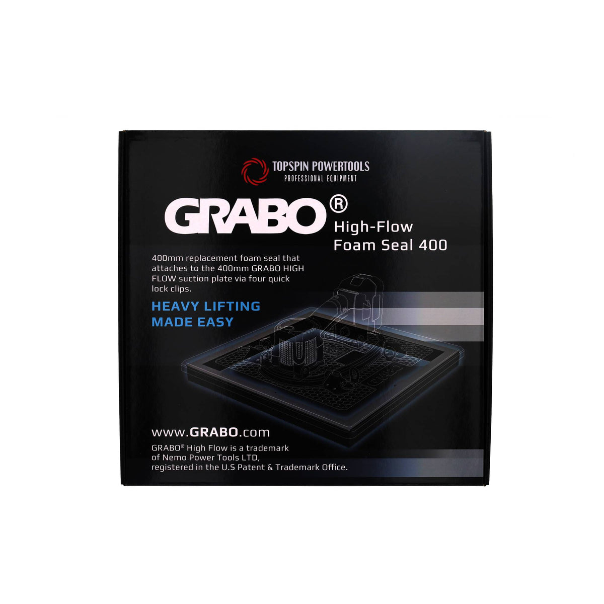 Grabo High Flow - SMART-afdichtingsring voor 400x400 mm aanzuigblad
