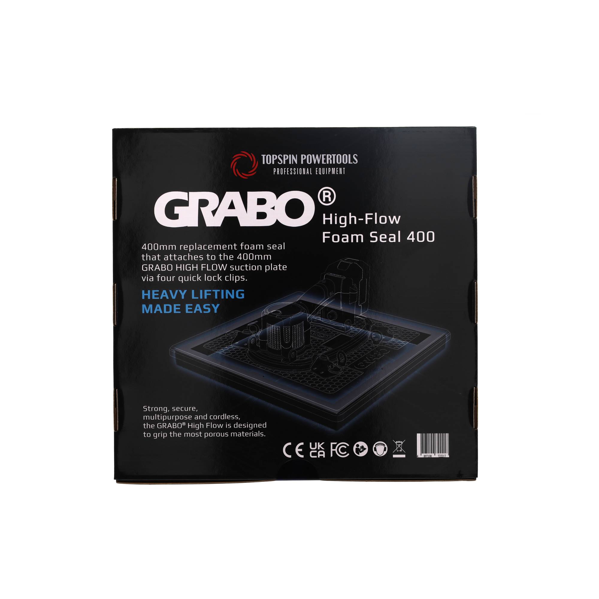 Grabo High Flow - SMART-afdichtingsring voor 400x400 mm aanzuigblad