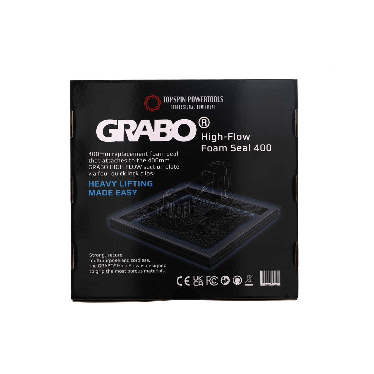 Grabo High Flow - SMART-afdichtingsring voor 400x400 mm aanzuigblad