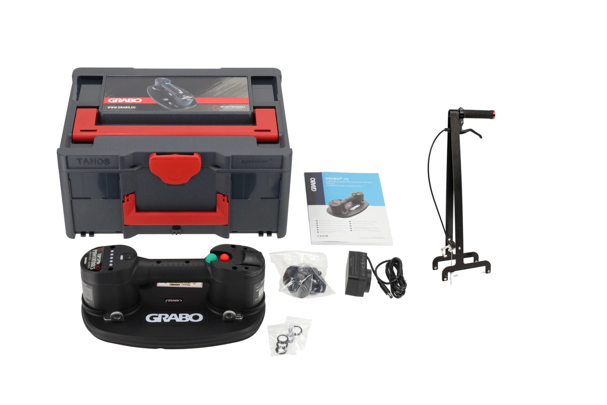 Nemo Grabo Plus in koffer met Erguo S1 handgreep