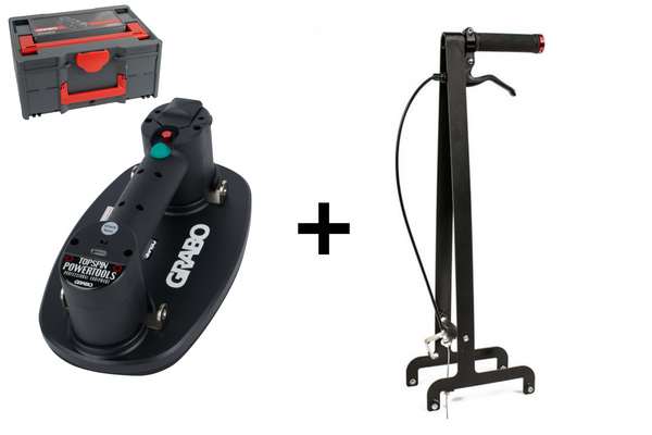 Grabo Plus in koffer met Grabo Erguo S1 voor ergonomisch tillen
