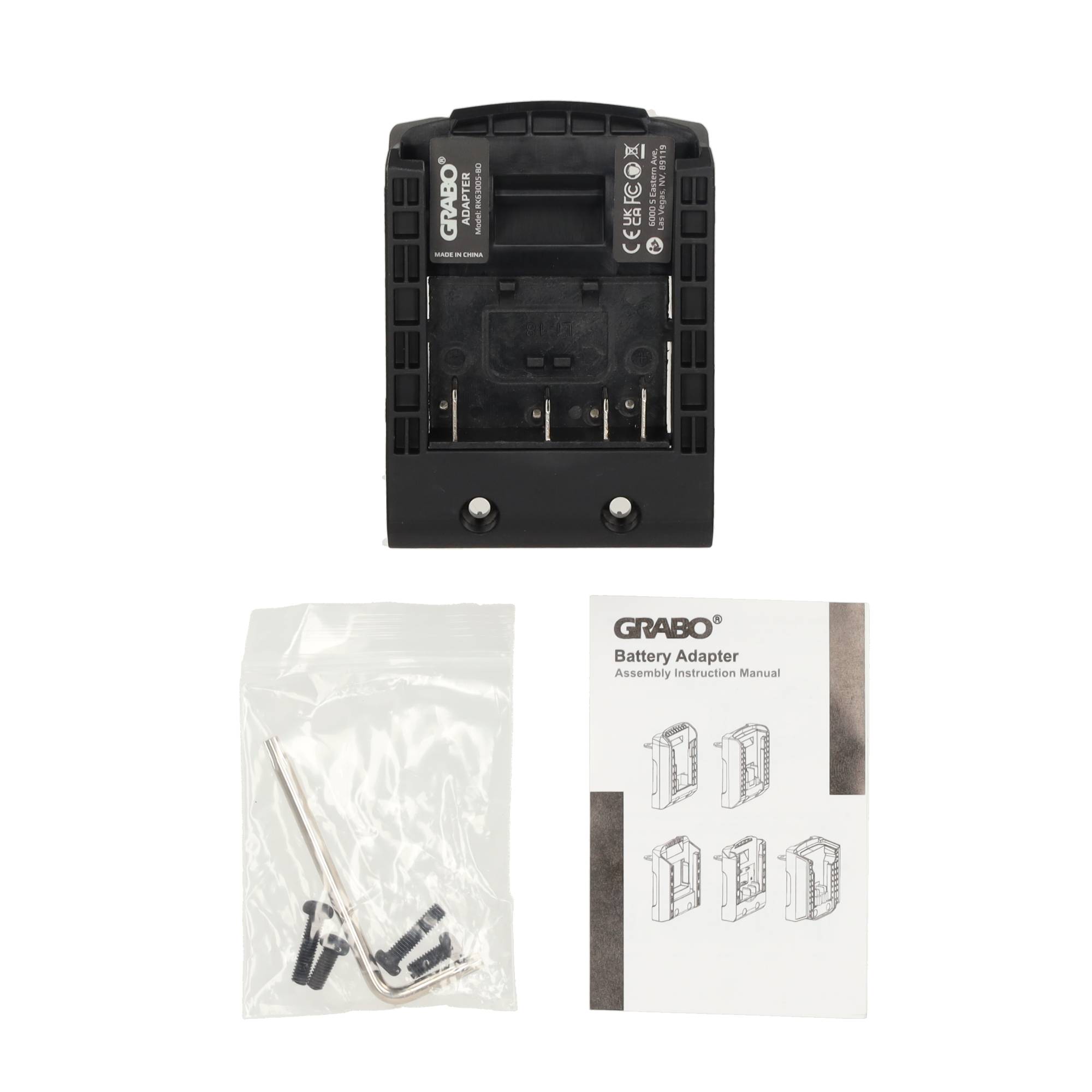 Grabo Pro Brushless Adapter voor Bosch Accu 18V