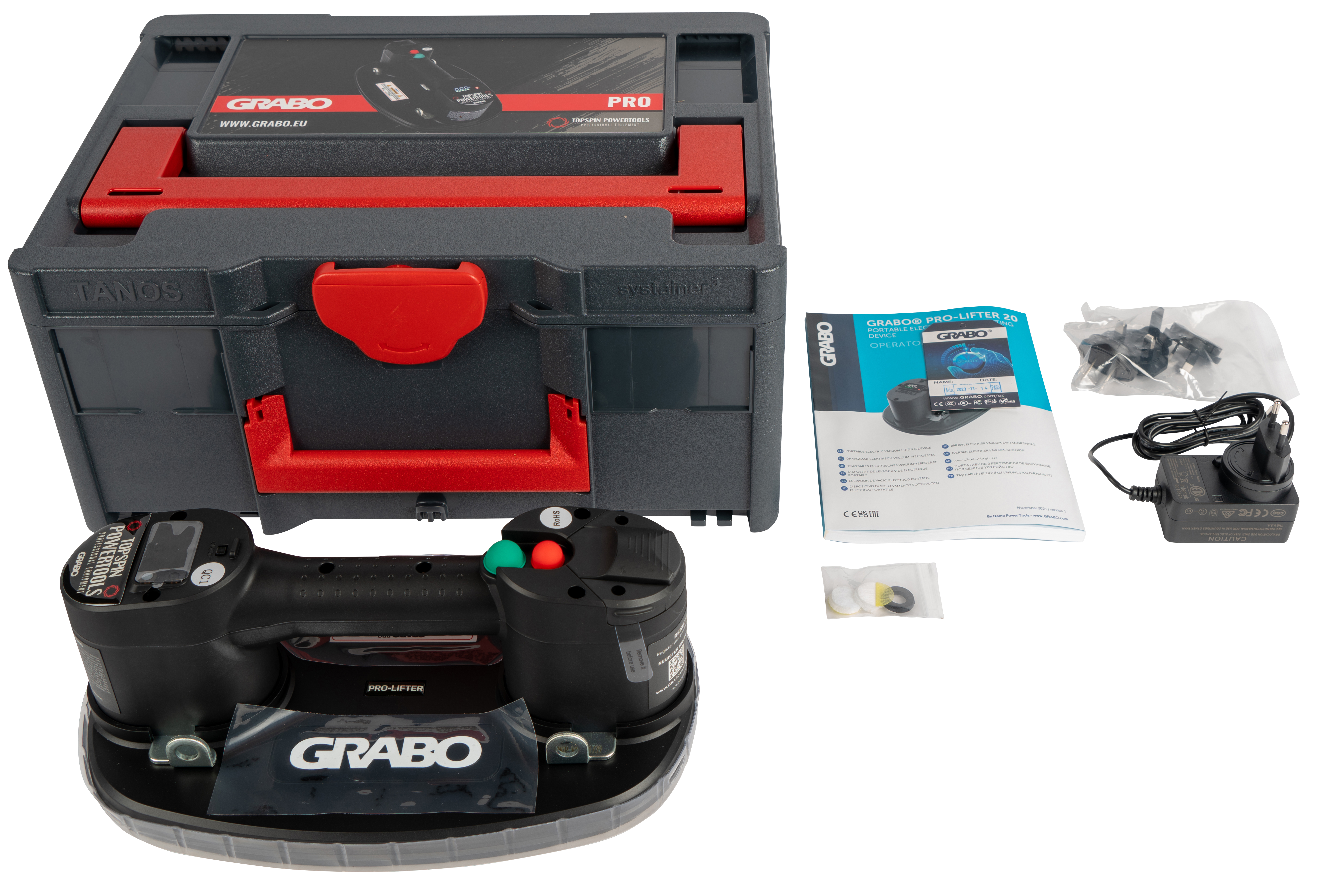 Grabo Pro in Systainer - 2 sets