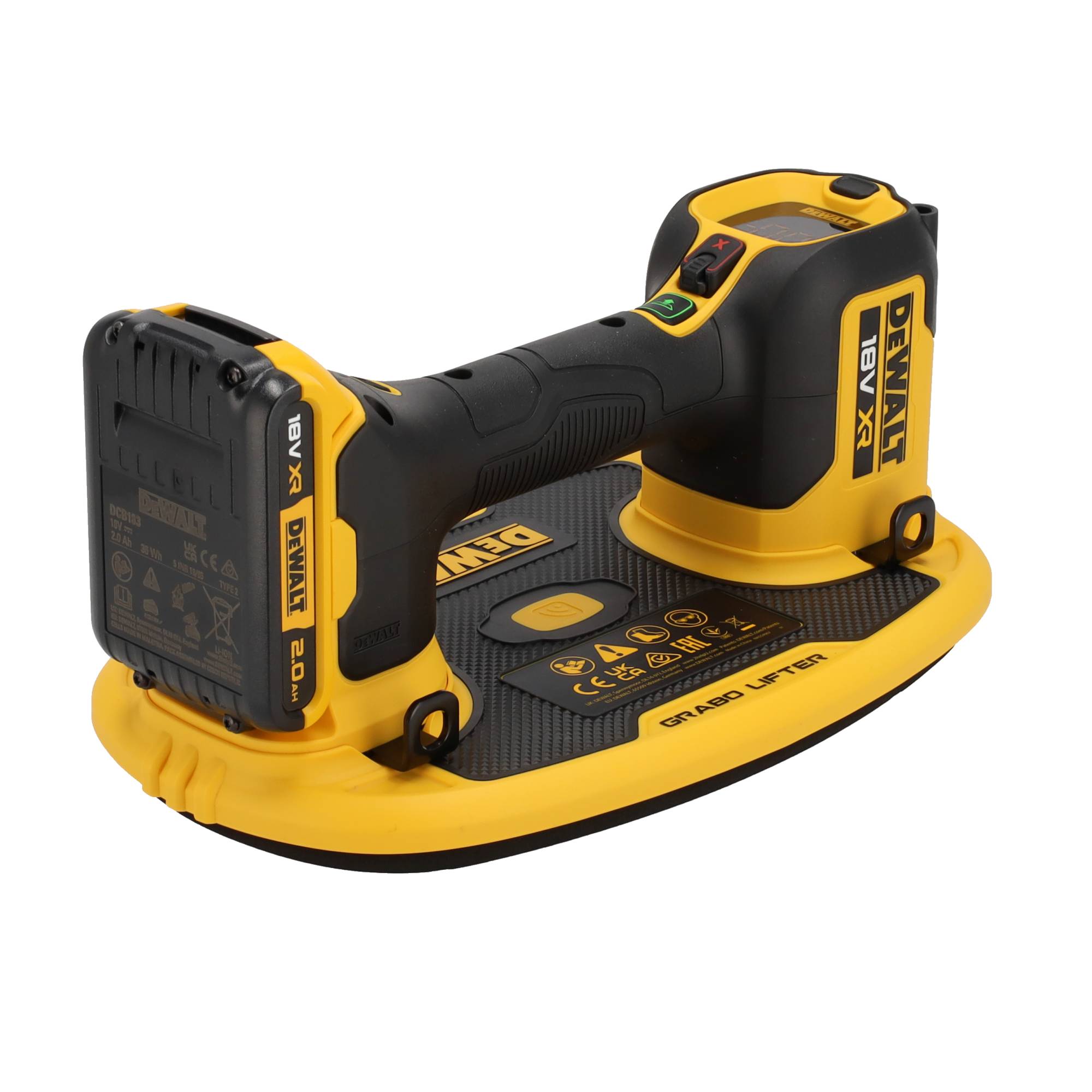DeWalt Grabo DCE590N + DeWALT Accu 2.0 Ah DCB183 + DeWALT XR Acculader DCB116