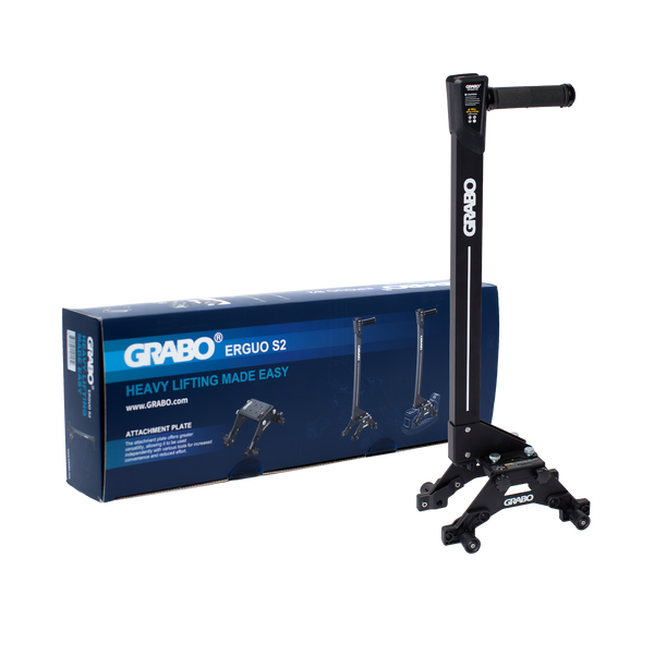 GRABO Erguo S2 ergonomische verlengarm met GRABO Attachment Plate voor GRABO vacuümheffer