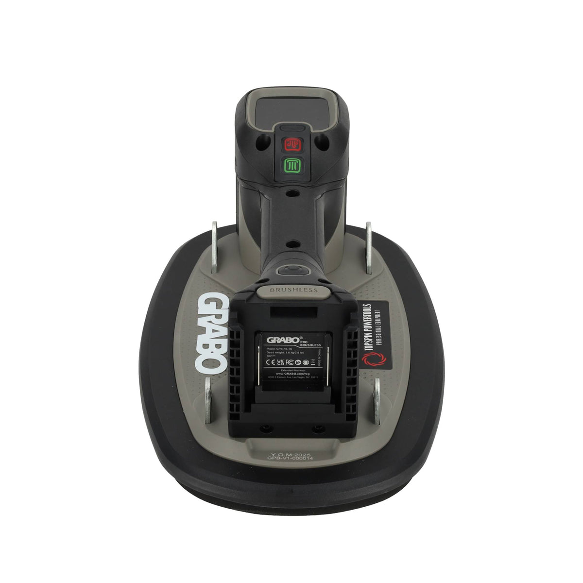 GRABO Pro Brushless vacuümheffer met digitale drukweergave en bedieningspaneel