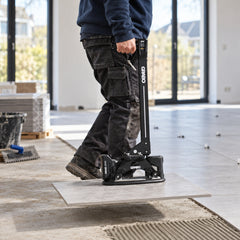 GRABO Erguo S2 met vacuümheffer voor staand tillen en verplaatsen van tegels