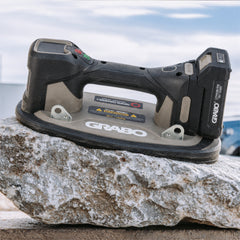 Weergave van de GRABO Pro Brushless met de GRABO Rock Seal afdichtring