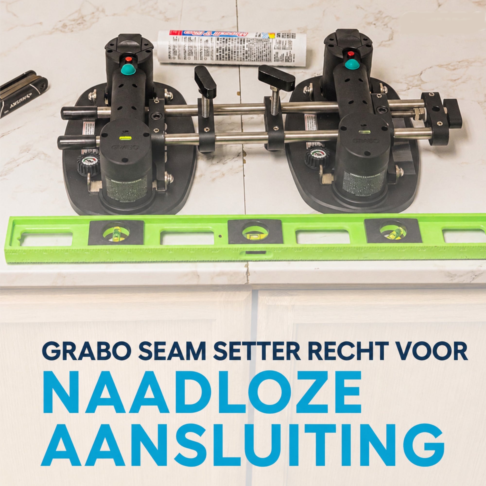 GRABO Seam Setter Recht voor een nauwkeurige naadloze aansluiting tussen twee oppervlakken